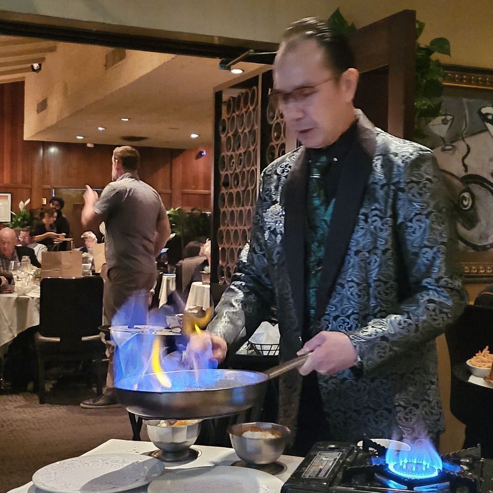 Dal Rae Restaurant - Bananas Foster Prepared Tableside - Steakhouses Near Me - Pico Rivera, California