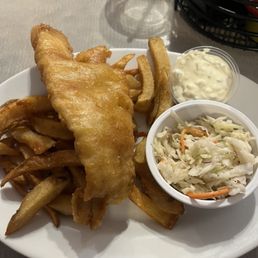 Our Famous Jumbo Beer Battered Fish  Chip Dinner