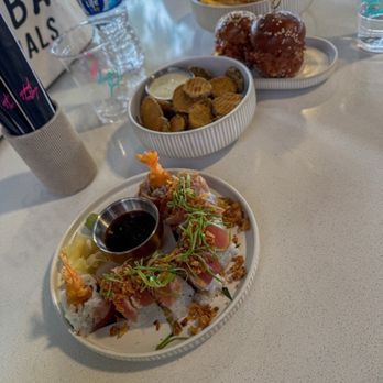 Electric Pickle - Fried pickles, pork slides, fries, sushi - New American Near Me - Tempe, Arizona Electric Pickle - Fried pickles, pork slides, fries, sushi - New American Near Me - Tempe, Arizona