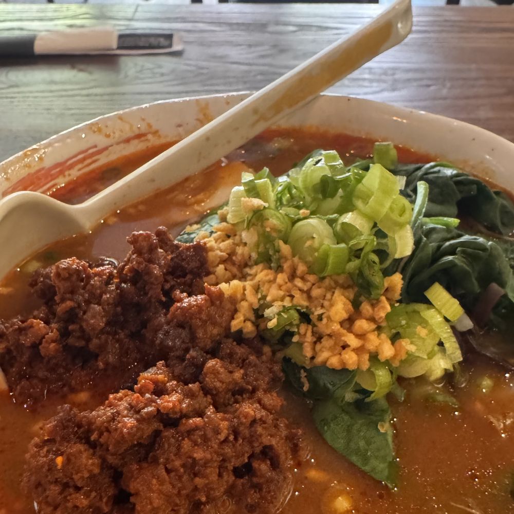 TanTan - pork over ramen noodles TanTan - pork over ramen noodles