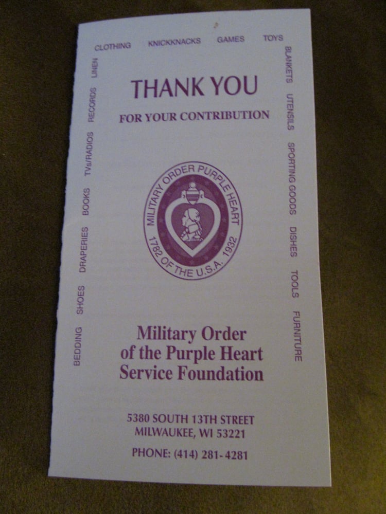 PURPLE HEART PICK UP SERVICE Updated August 2024 10 Reviews 5380