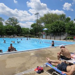 Our lap lanes in the west pool.