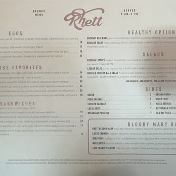 Rhett - Breakfast - Breakfast & Brunch Near Me - Savannah, Georgia