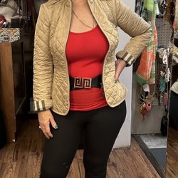 Coco's Boutique Outlet - Burberry jacket quilted 100 authentic