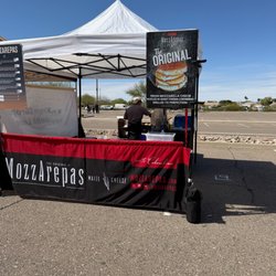 Mozzarepas - Gilbert farmers market stand