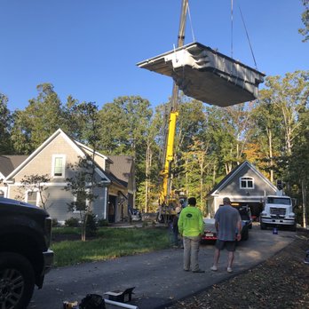 Calm Water Pools - Craning Latham pool - Pool & Hot Tub Service Near Me - Clarksburg, Maryland Calm Water Pools - Craning Latham pool - Pool & Hot Tub Service Near Me - Clarksburg, Maryland
