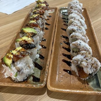 Samurai Sushi - The War Roll & Eel Roll - Japanese Near Me - Victorville, California