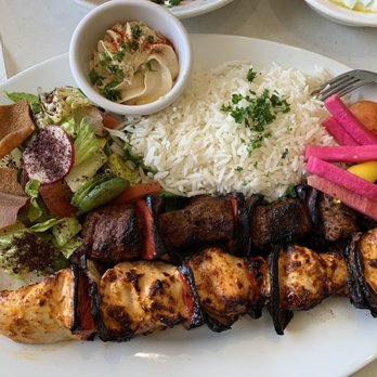Tarme Mediterranean Grill - Beef And Chicken Kabob Combo - Mediterranean Near Me - Glendale, California