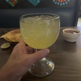 "Small" top shelf margarita. "Small" top shelf margarita.
