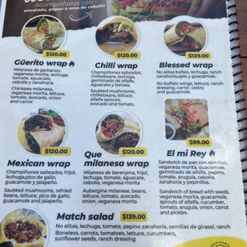 crush - Menu - Vegan Near Me - Mérida, YUC