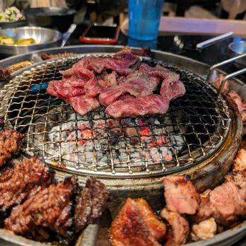 Cow Wow Korean BBQ - Marinated Rib Fingers on the grill. This was really good. - Korean Near Me - Suwanee, Georgia Cow Wow Korean BBQ - Marinated Rib Fingers on the grill. This was really good. - Korean Near Me - Suwanee, Georgia