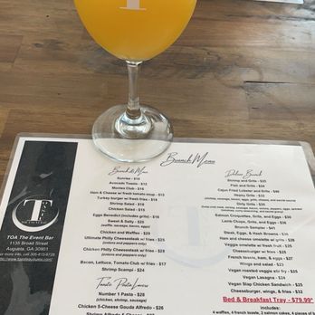 Toaste - Mimosa and Menu - Breakfast & Brunch Near Me - Martinez, Georgia