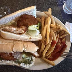 Geno's Restaurant & Lounge - Chicken cutlet sub with French fries