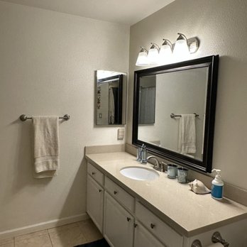 Valley Boutique Builders - BEFORE Sink/vanity, wall mirror, lighting, medicine cabinet, accessories. - General Contractors Near Me - Los Altos, California Valley Boutique Builders - BEFORE Sink/vanity, wall mirror, lighting, medicine cabinet, accessories. - General Contractors Near Me - Los Altos, California