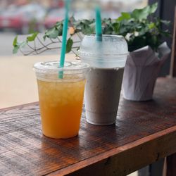 The Nutrition Lodge - Raspberry Tropical and Lemon Blueberry Shake