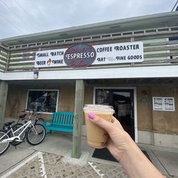 Iced honey latte Iced honey latte