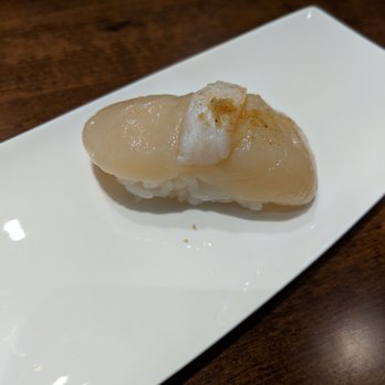Sushi Jin - Scallop (hotate) - Japanese Near Me - Vancouver, British Columbia Sushi Jin - Scallop (hotate) - Japanese Near Me - Vancouver, British Columbia