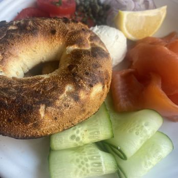 Cafe Borrone - Salmon bagel - Breakfast & Brunch Near Me - Menlo Park, California Cafe Borrone - Salmon bagel - Breakfast & Brunch Near Me - Menlo Park, California