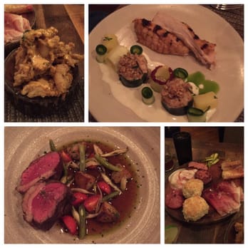 Husk - Evening meal! Chrissy chicken skins, charcuterie board, chicken and steak! - Southern Near Me - Nashville, Tennessee