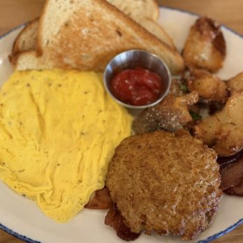 Tupelo Honey Southern Kitchen & Bar - Farmhouse Breakfast Platter, the chorizo is delicious!! - New American Near Me - Huntsville, Alabama Tupelo Honey Southern Kitchen & Bar - Farmhouse Breakfast Platter, the chorizo is delicious!! - New American Near Me - Huntsville, Alabama