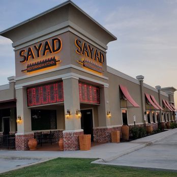 Sayad Mediterranean Kitchen - the outside of a restaurant - Mediterranean Near Me - Houston, Texas Sayad Mediterranean Kitchen - the outside of a restaurant - Mediterranean Near Me - Houston, Texas