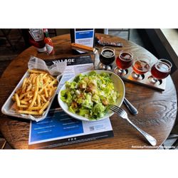 Village Brewing Company - Truffle Truffle Parm Fries | #intenselypassionatephotography