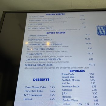 Avenue Cafe - Menu - Desserts Near Me - Bethesda, Maryland Avenue Cafe - Menu - Desserts Near Me - Bethesda, Maryland