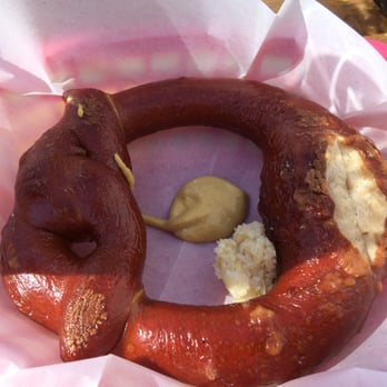 Biergarten - pretzel with mustard & horseradish - German Near Me - San Francisco, California Biergarten - pretzel with mustard & horseradish - German Near Me - San Francisco, California
