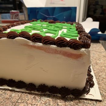 Baskin-Robbins - Why is the ice cream showing through the icing on every side of this cake? - Ice Cream & Frozen Yogurt Near Me - Vista, California Baskin-Robbins - Why is the ice cream showing through the icing on every side of this cake? - Ice Cream & Frozen Yogurt Near Me - Vista, California