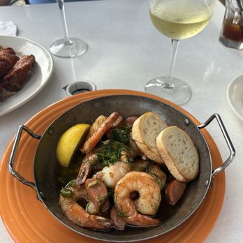 Mine Oyster - Shrimp, fennel, and sausage appetizer - Live/Raw Food Near Me - Boothbay Harbor, Maine Mine Oyster - Shrimp, fennel, and sausage appetizer - Live/Raw Food Near Me - Boothbay Harbor, Maine