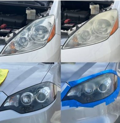 Headlight Restoration - Headlight restoration removes oxidation and yellowing from your headlights, restoring clarity and brightness so they look better, shine brighter, and improve nighttime visibility and safety. Headlight Restoration - Headlight restoration removes oxidation and yellowing from your headlights, restoring clarity and brightness so they look better, shine brighter, and improve nighttime visibility and safety.