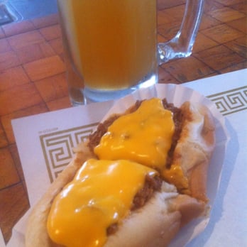 Vienna Inn - One chili cheese dog to split and a baby burr - Bars Near Me - Vienna, Virginia