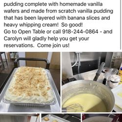 The best banana pudding I've had in years.