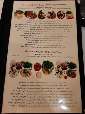 Menu photo 2 Lang Nuong San Jose, CA