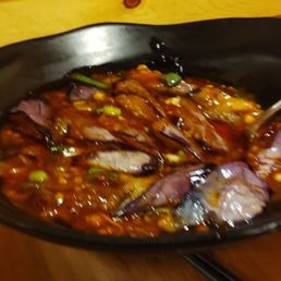 Eggplant. Pretty damn good. Spicy!! Eggplant. Pretty damn good. Spicy!!