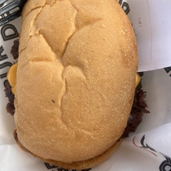 Burger Deck - Not a burger just some sort of left over bread - Burgers Near Me - San Diego, California Burger Deck - Not a burger just some sort of left over bread - Burgers Near Me - San Diego, California