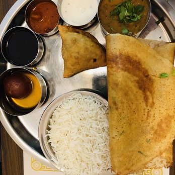 Woodlands Express - Lunch with Samosa appetizer, dosa ,-, Jeera rice, mango pickle, tamarind dip, ritha , and lentils, Keer dessert - Indian Near Me - Lauderhill, Florida Woodlands Express - Lunch with Samosa appetizer, dosa ,-, Jeera rice, mango pickle, tamarind dip, ritha , and lentils, Keer dessert - Indian Near Me - Lauderhill, Florida