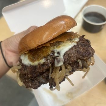 The Kroft - French Onion Smash Burger - Poutineries Near Me - Long Beach, California