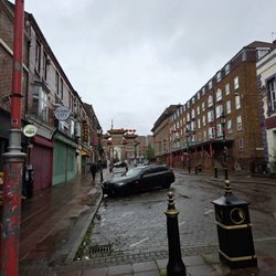 The Bagelry - Street outside the bagelry