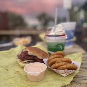 Scoopers Drive-In - The secret burger with pastrami and other goodies. - Burgers Near Me - Sparks, Nevada Scoopers Drive-In - The secret burger with pastrami and other goodies. - Burgers Near Me - Sparks, Nevada