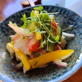 Little Pearl - Ceviche Du Jour - Snapper with ghost pepper - SPICY & AMAZING! - New American Near Me - Key West, Florida