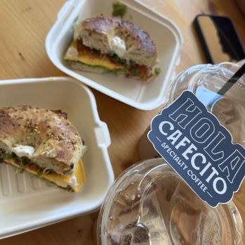 Hola Cafecito - Breakfast Bagel [Ends at 12pm] - Coffee & Tea Near Me - Merced, California
