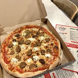 20" Pizza with meatball & ricotta added. 20" Pizza with meatball & ricotta added.