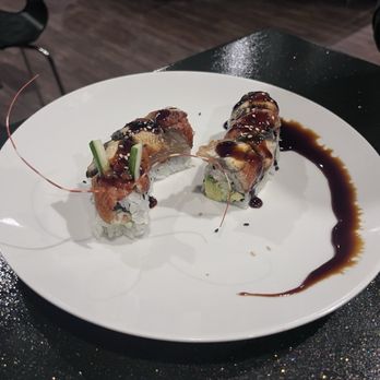 The Spot Sushi Bar - Dragoon roll soooo delicious - Sushi Bars Near Me - Alpharetta, Georgia