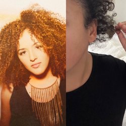 The Color Bar Salon - Before and after attending the salon for a root touch up.
