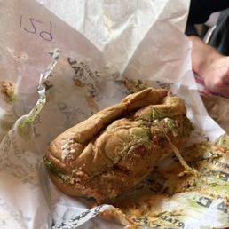 Vodka pesto chicken sandwich