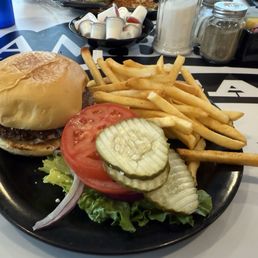 Lamb Burger w/tzatziki sauce.. Lamb Burger w/tzatziki sauce..