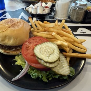 Amber Kay’s Cafe - Lamb Burger w/tzatziki sauce.. - Breakfast & Brunch Near Me - Cedar City, Utah Amber Kay’s Cafe - Lamb Burger w/tzatziki sauce.. - Breakfast & Brunch Near Me - Cedar City, Utah