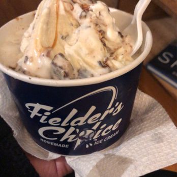 Fielder's Choice Ice Cream - Cookie dough - dirty cleat - Ice Cream & Frozen Yogurt Near Me - Old Orchard Beach, Maine