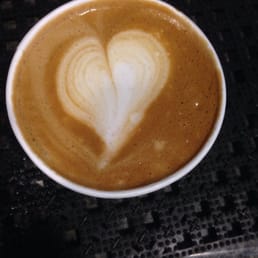 The barista made an awesome heart!! The barista made an awesome heart!!
